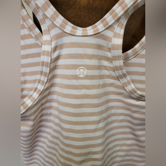 Striped Lululemon Racerback Tank Size 2 - Picture 2 of 3